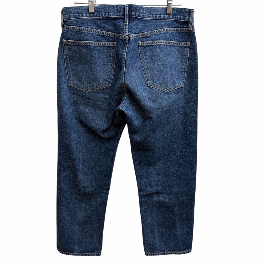 AGOLDE Parker High Rise Straight Leg Jeans Cropped Medium Wash - Picture 6 of 8